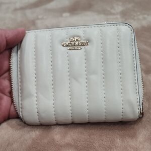Coach Ivory Quilted Women's Wallet
